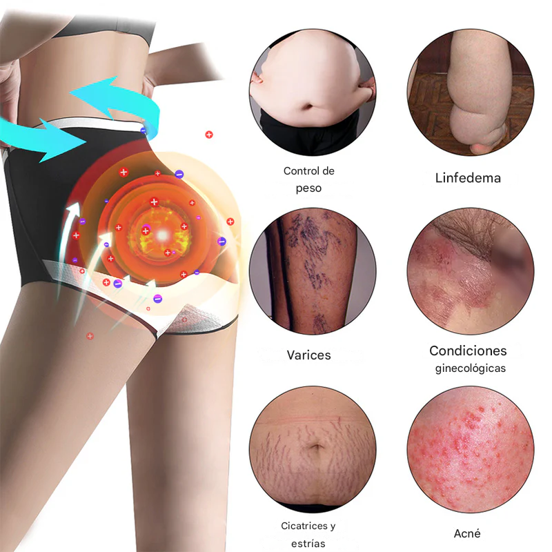 Pantalones cortos moldeadores de turmalina y fibra de titanio avanzados