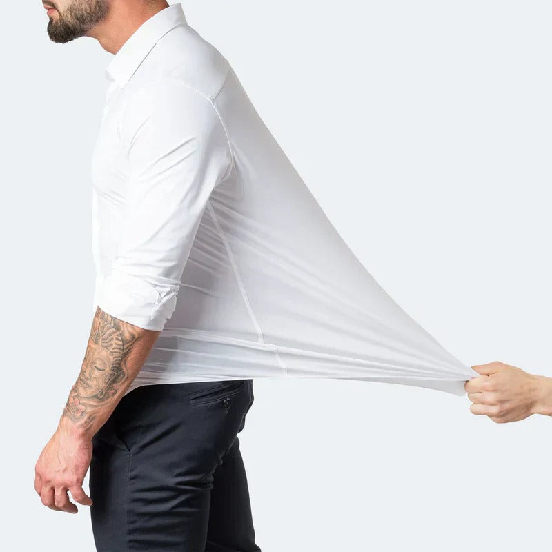 Camisa ajustada resistente a las arrugas Pressa®