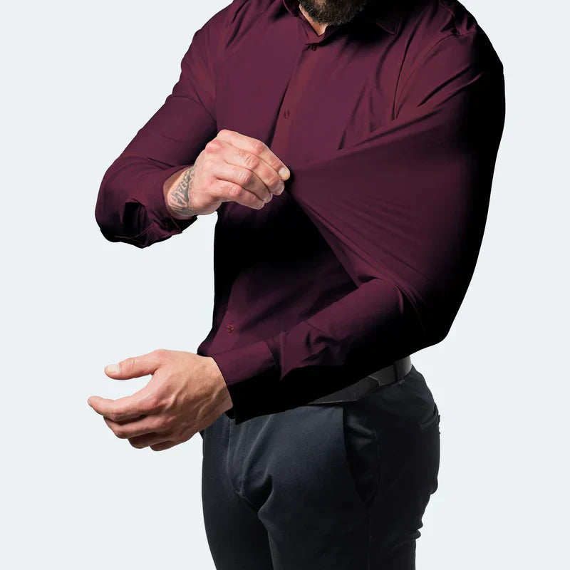 Camisa ajustada resistente a las arrugas Pressa®
