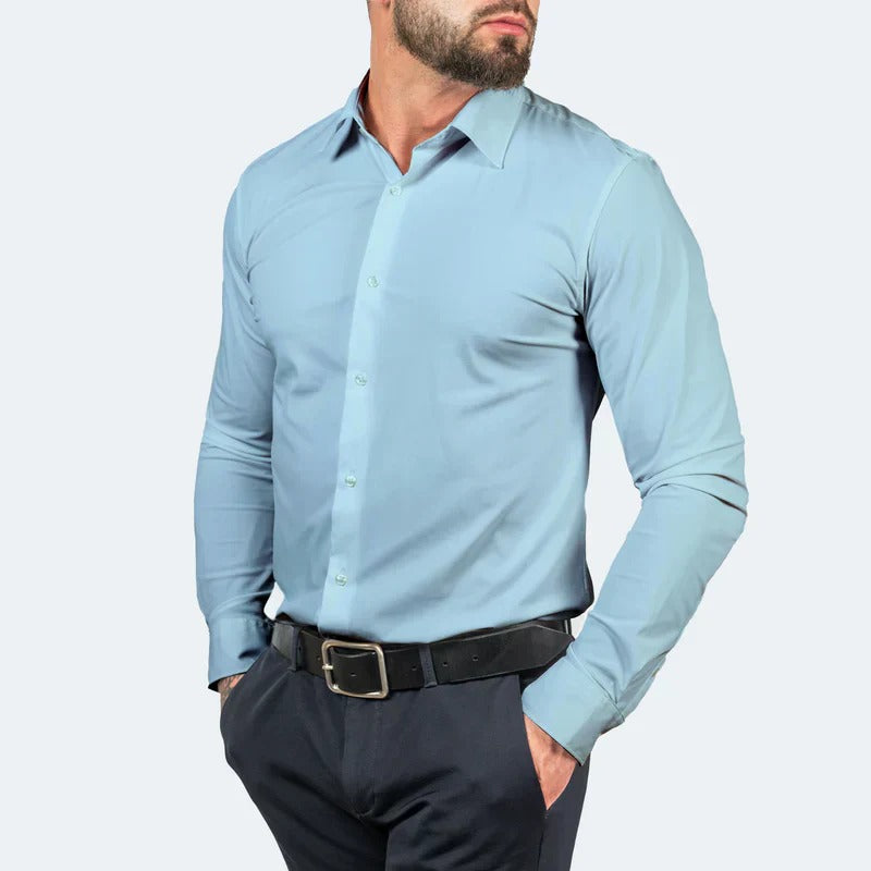 Camisa ajustada resistente a las arrugas Pressa®