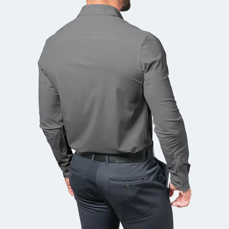 Camisa ajustada resistente a las arrugas Pressa®