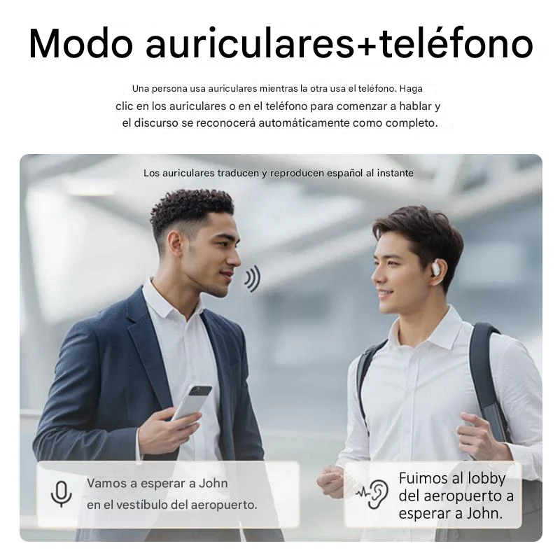 Auriculares con Traductor de IA LinguaGo®