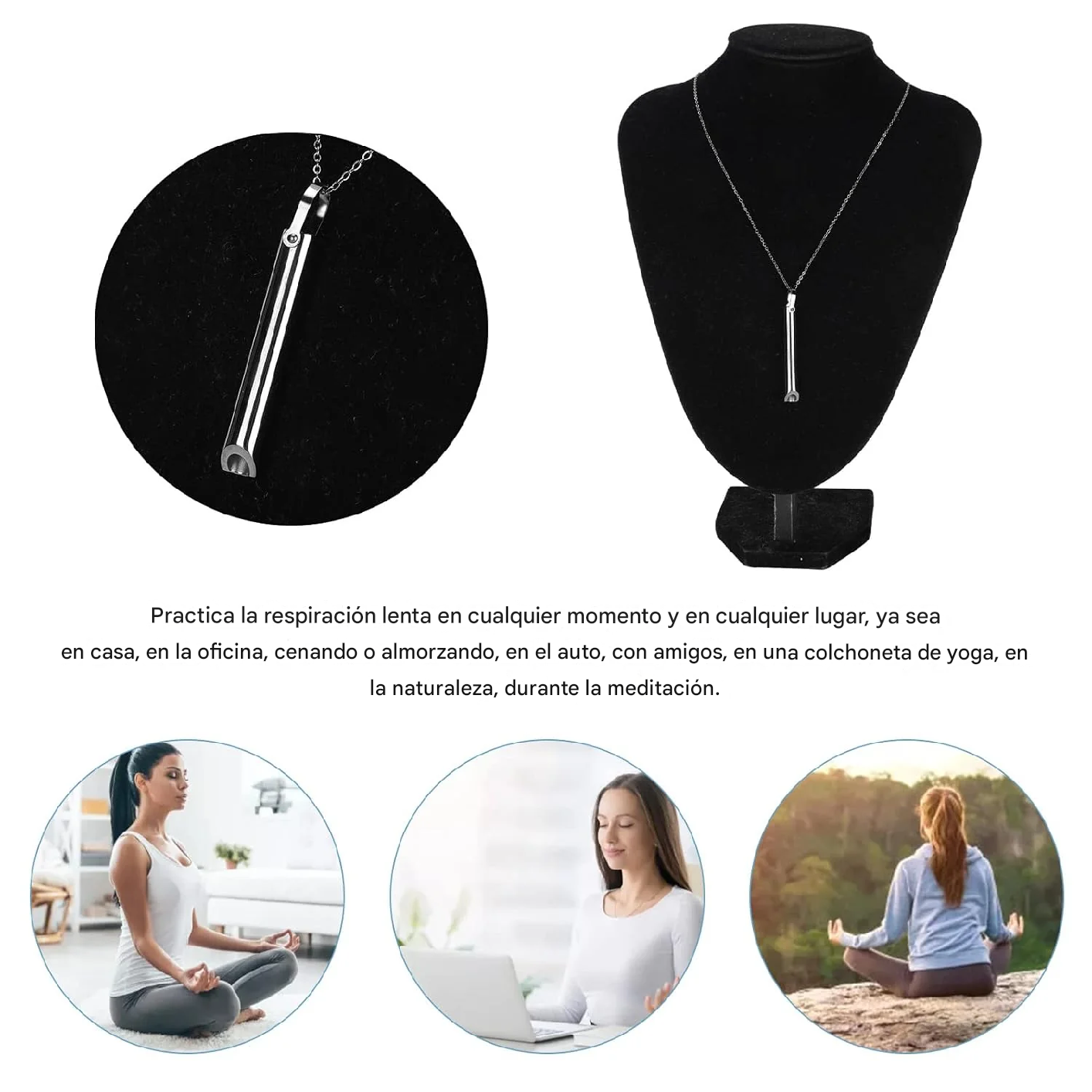 VitaFlow®: Collar Respiratorio Para Aliviar el Estrés