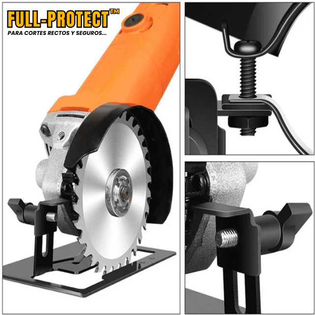Base para Pulidora FULL.PROTECT™: Cortes Fáciles y Seguros ⚙🧰