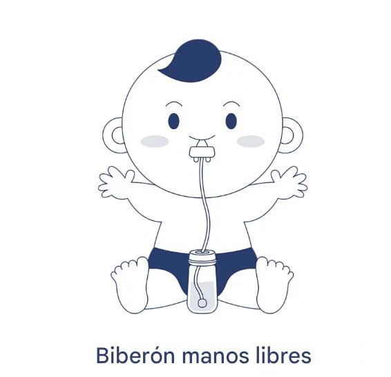 Nuzzle® - Biberón manos libres