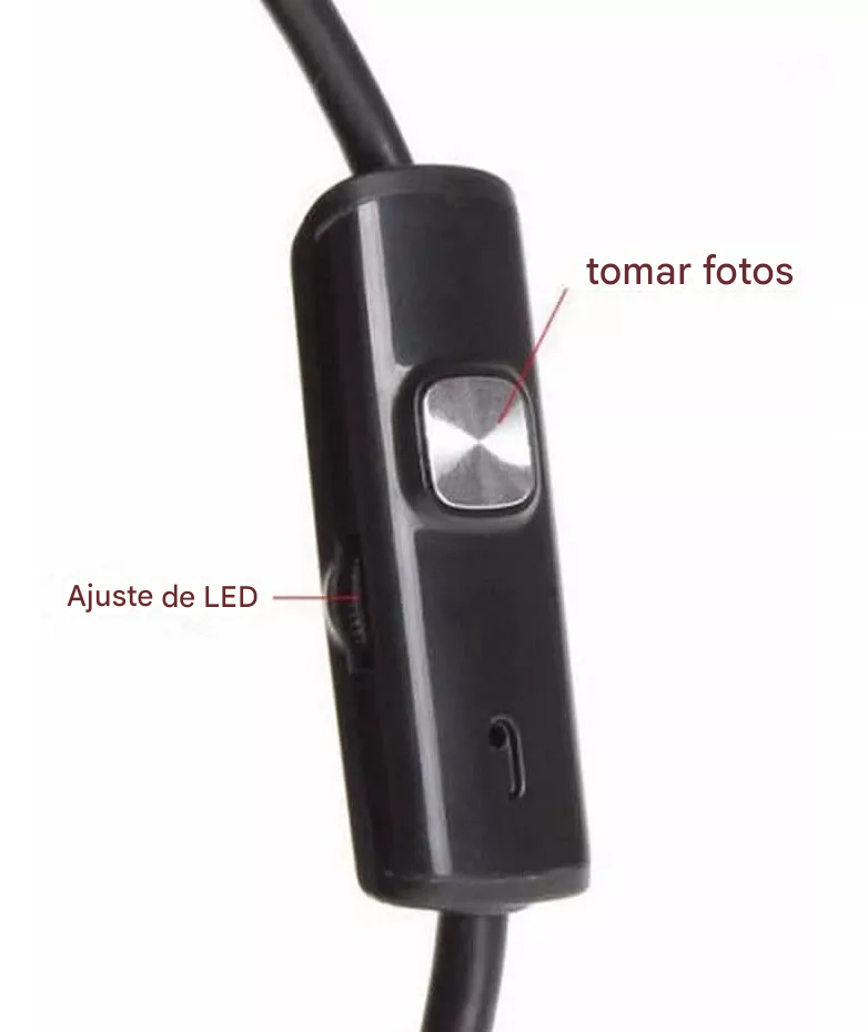 Cámara endoscópica impermeable de alta resolución