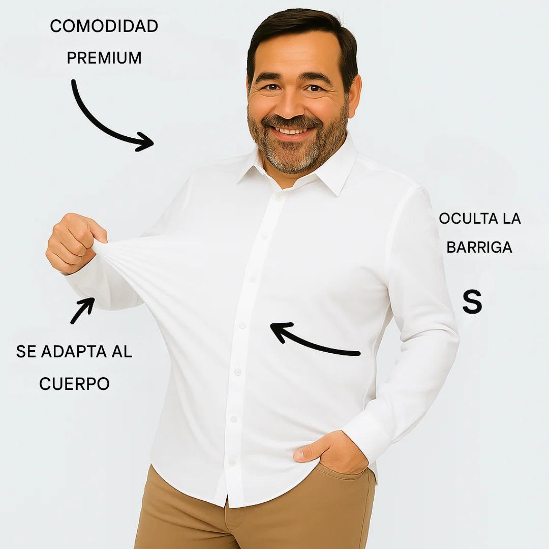 Camisa ajustada resistente a las arrugas Pressa®