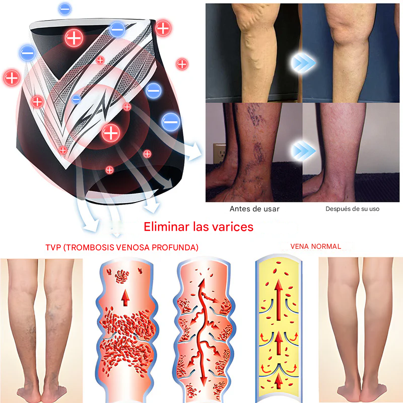 Pantalones cortos moldeadores de turmalina y fibra de titanio avanzados