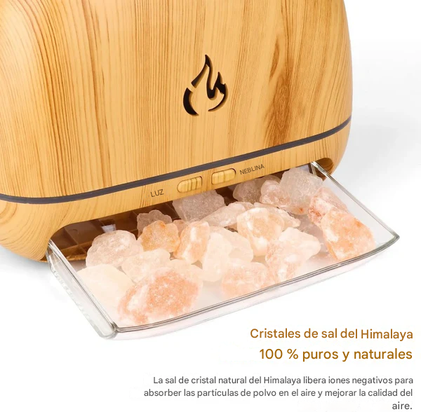 Difusor de Aromas con Piedras de Sal de Himalaya