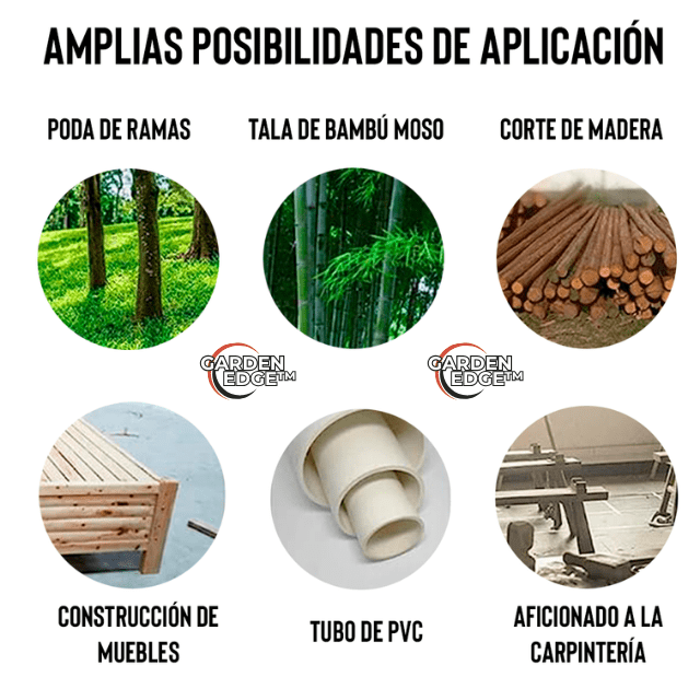 Sierra Garden Edge™: Cortes precisos y rápidos