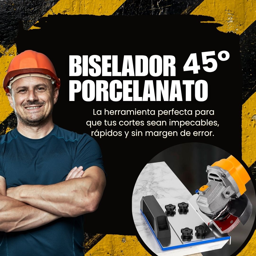 Biselador de 45° Para Porcelanato: Cortes Perfectos En Menos De 5 Minutos