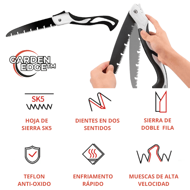 Sierra Garden Edge™: Cortes precisos y rápidos