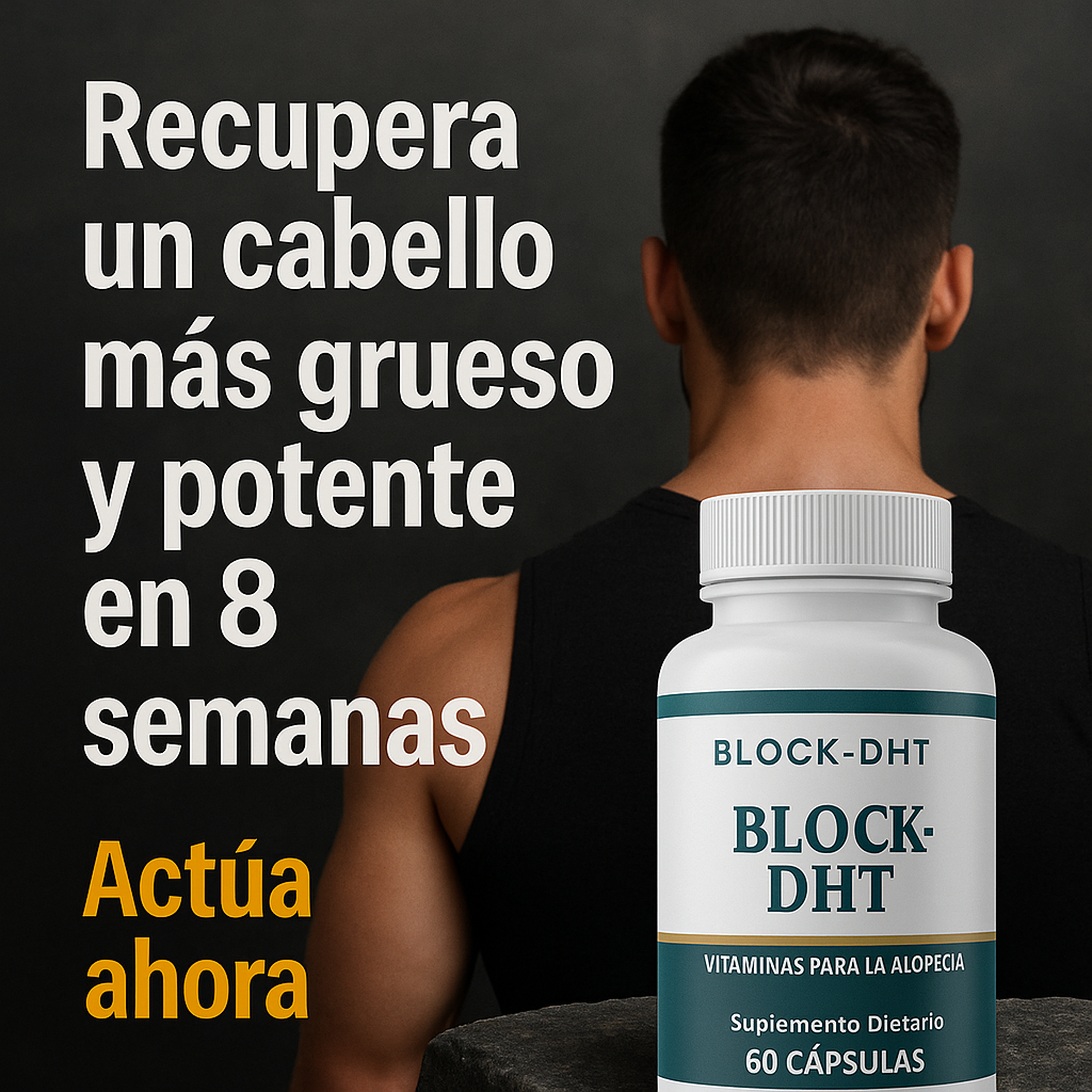 Block-DHT®: Recupera tu cabello en 8 semanas