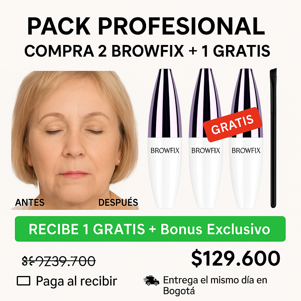 BrowFix Pro®: Cejas Permanentes en 10 minutos x 10 dias