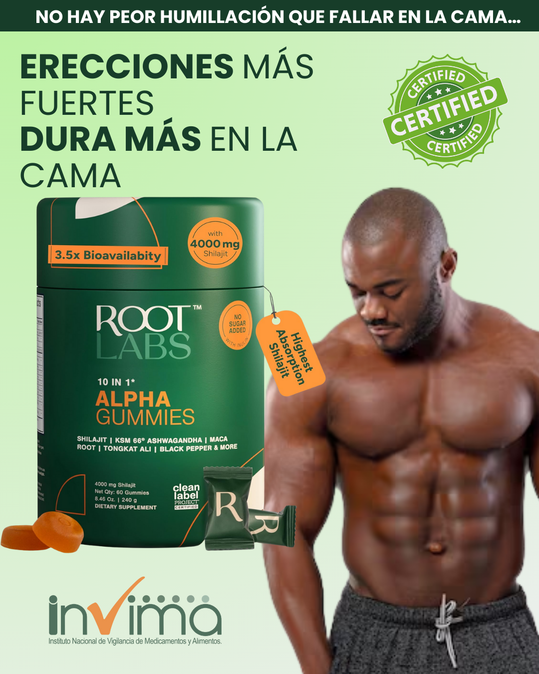 AlphaX™ gomitas - recupera tu potencia 🍆 y energía (60 gomas)