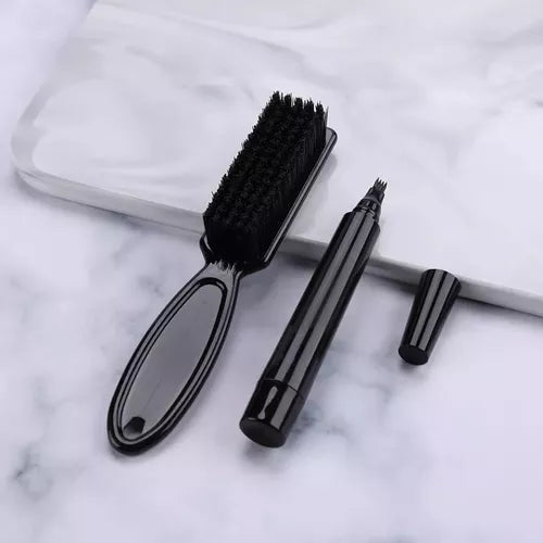 Boligrafo Lapiz Perfilador Barba Profesional + Cepillo