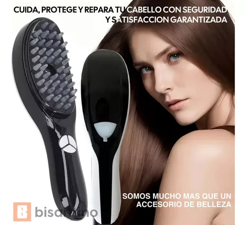 CEPILLO DE FOTOTERAPIA CAPILAR CON VAPORIZACIÓN Y MASAJEADOR + ENVÍO GRATIS! 🎁