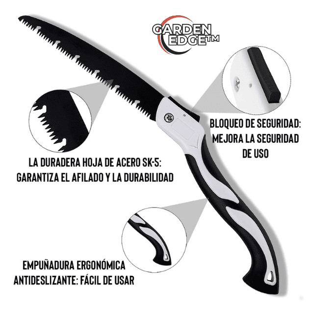 Sierra Garden Edge™: Cortes precisos y rápidos