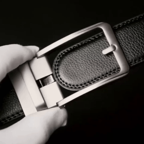Cinturón de Cuero con Hebilla Automática Monarca Belt®