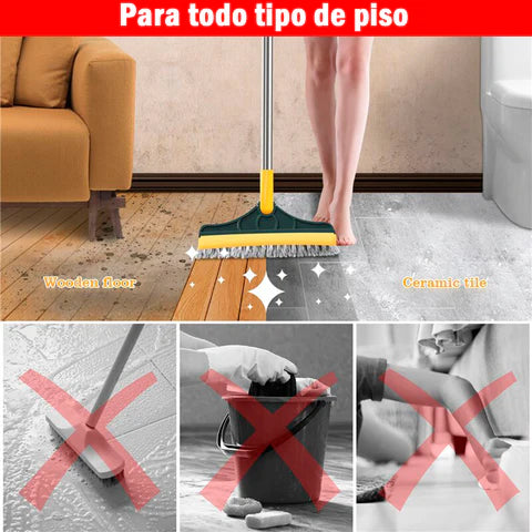 Cepillo Limpieza 2 En 1 con Rotacion 120°