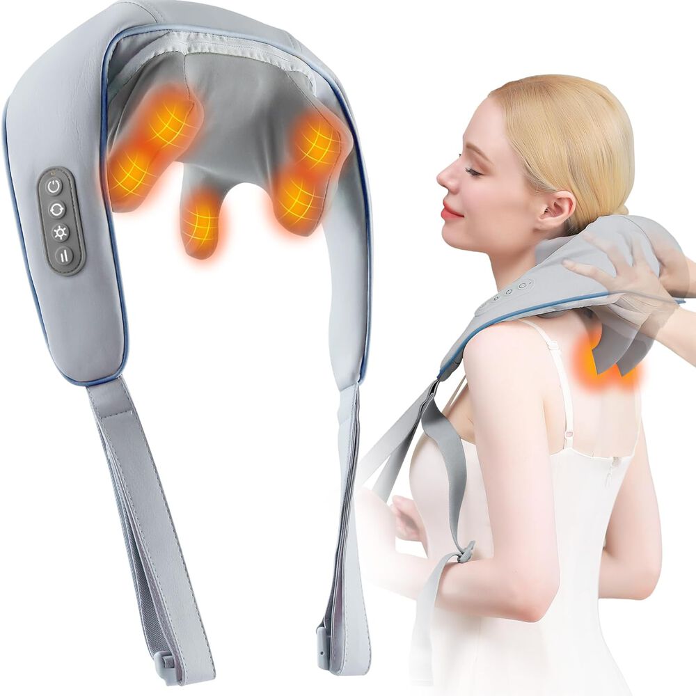 CalmaActiva®: Masajeador de Cuello Recargable