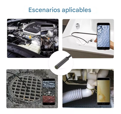 Cámara endoscópica impermeable de alta resolución