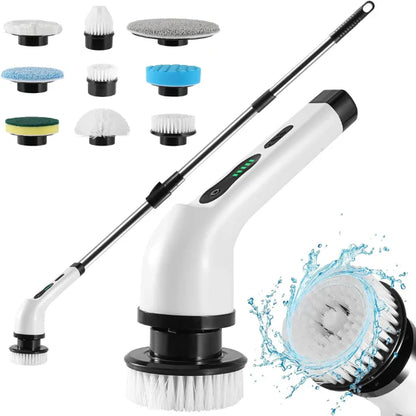 Cepillo de Limpieza Eléctrico Rotativo 9 en 1
