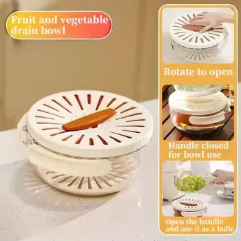 Cesta Escurridora de Frutas y Verduras Frescas