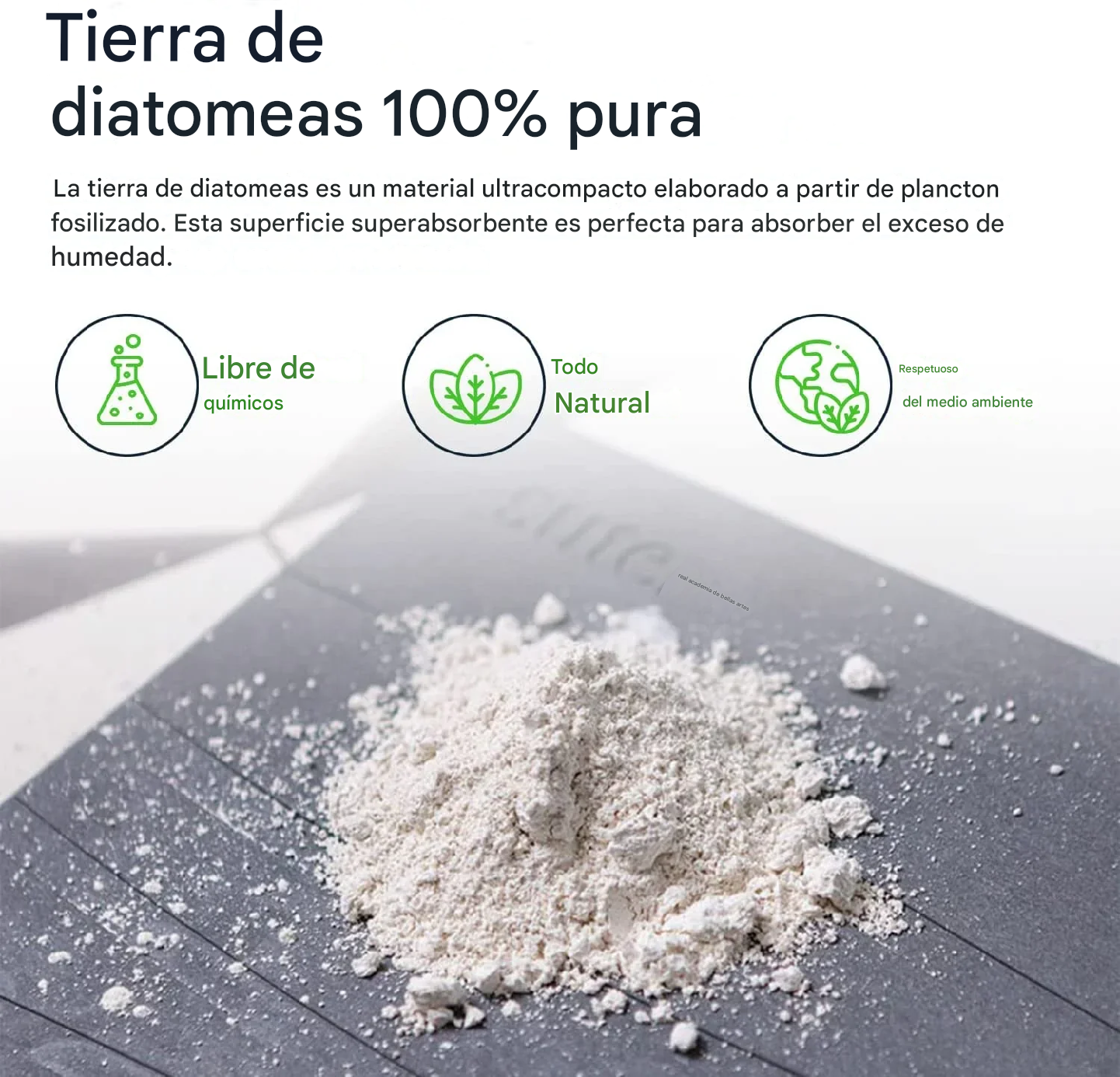 Tapete Piedra Diatomita Ultra Absorbente