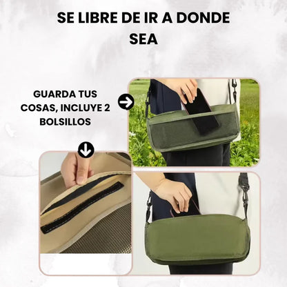 Go seat®- Sientate en cualquier lugar con la silla plegable de hierro