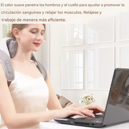 CalmaActiva®: Masajeador de Cuello Recargable