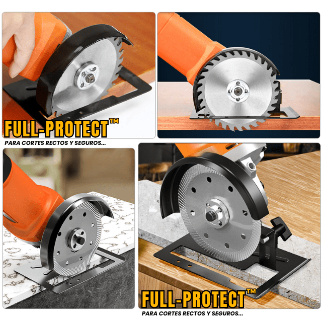 Base para Pulidora FULL.PROTECT™: Cortes Fáciles y Seguros ⚙🧰