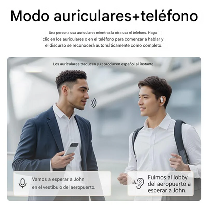 Auriculares con Traductor de IA LinguaGo®