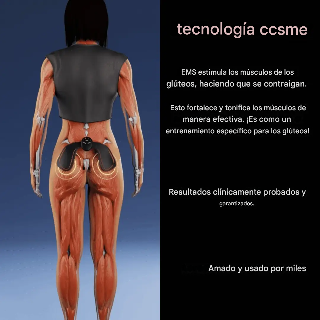 Entrenador de glúteos redondos y tonificados