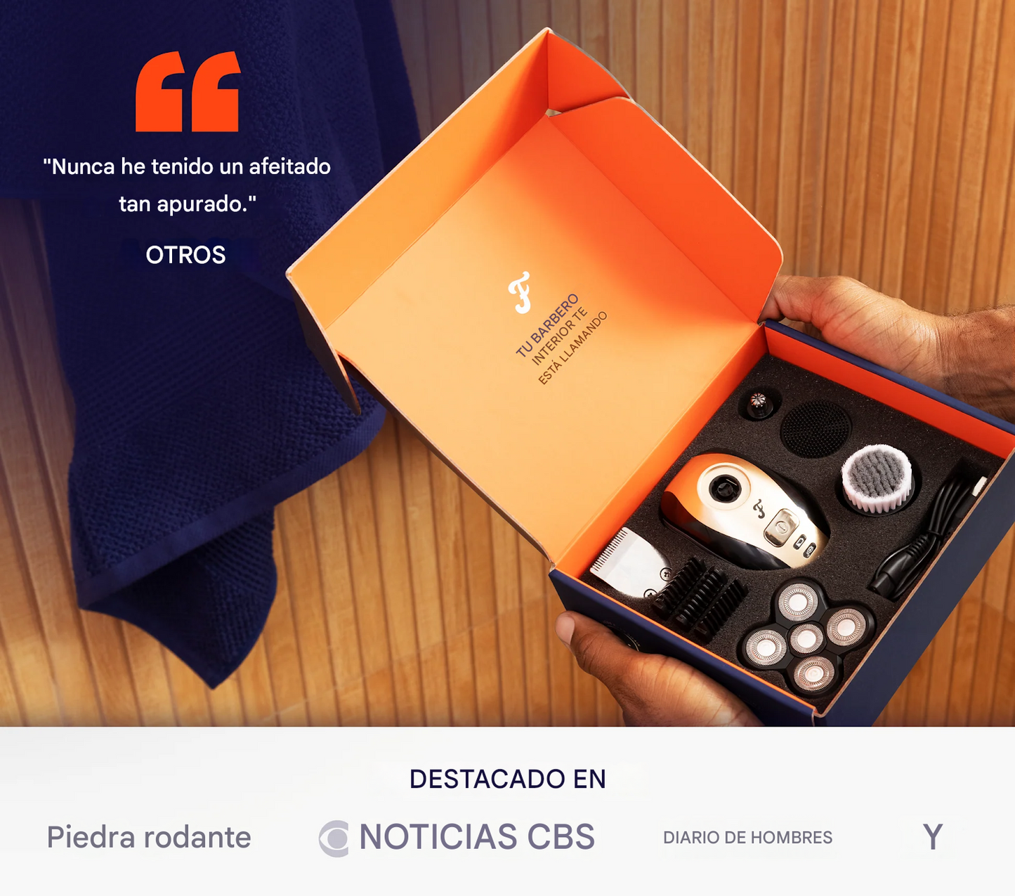 Afeitadora Para Calvos Zero®: Afeitado al ras, sin cortes ni irritaciones