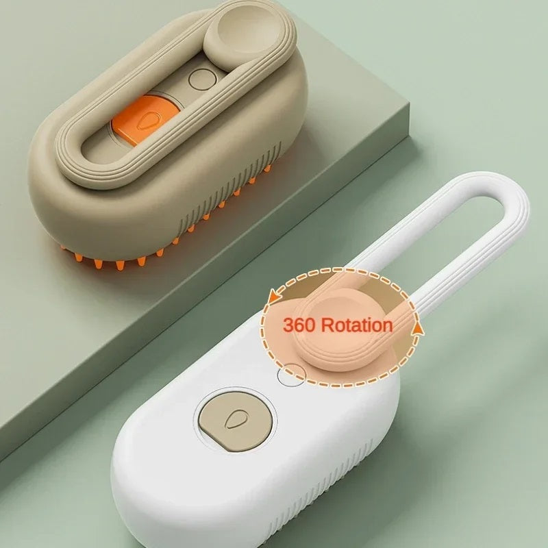 Cepillo Para Mascotas A Vapor Con Manija