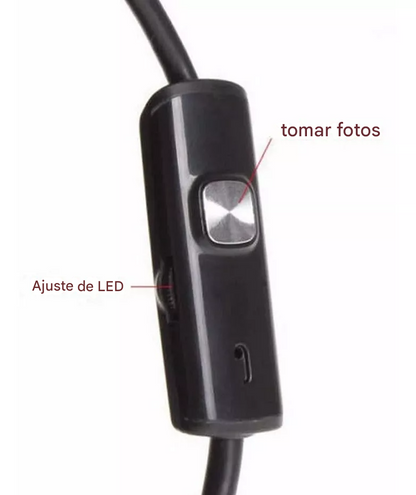 Cámara endoscópica impermeable de alta resolución
