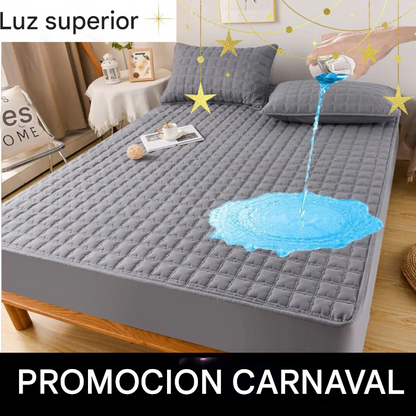 Funda de colchón impermeable TopMax® + 2 fundas de almohada (REGALO CARNAVAL)