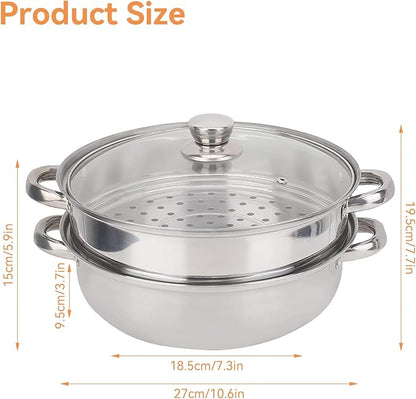 Olla A Vapor de 2 Niveles x 3 Litros