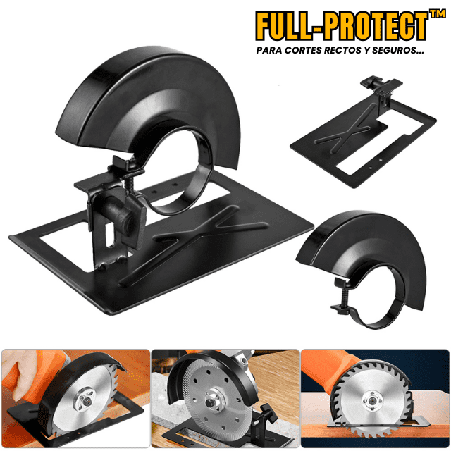 Base para Pulidora FULL.PROTECT™: Cortes Fáciles y Seguros ⚙🧰