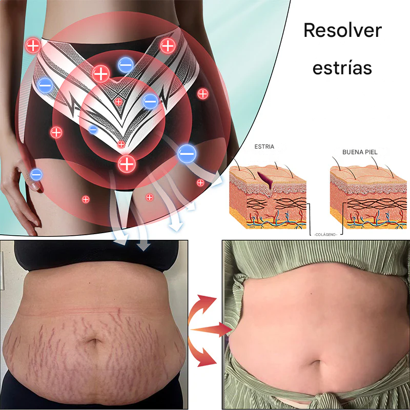 Pantalones cortos moldeadores de turmalina y fibra de titanio avanzados