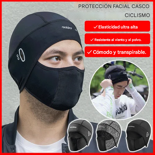 Pasamontañas FresCool®: Protección Facial de Seda de Hielo