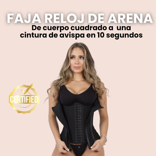 Faja Chaleco Reloj de Arena Renacer™ – Te moldea la cintura como nunca antes