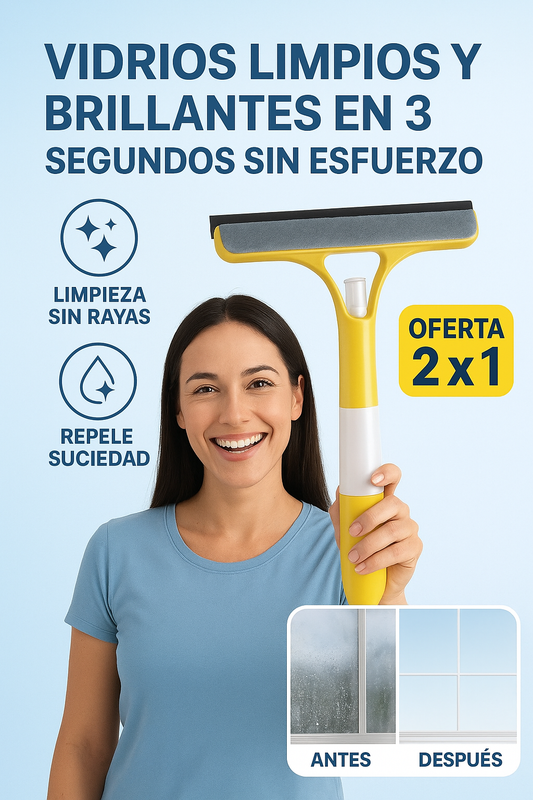💧GlassKiller™ 3 en 1 – Vidrios limpios y brillantes en 3 segundos (OFERTA 2X1)