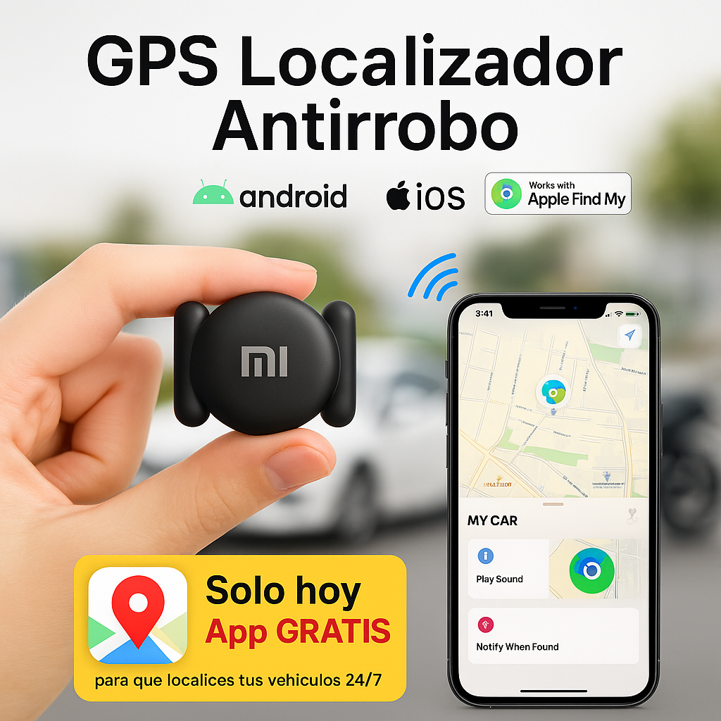 Sentinel® GPS Antirrobo – Ubica tu carro en tiempo real y evita robos en solo 30 segundos