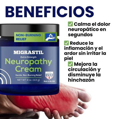 CREMA MIGRASTIL | ALIVIA EL HORMIGUEO Y LA NEUROPATIA AL INSTANTE OFERTA 2X1