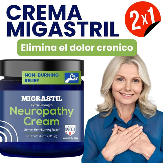 CREMA MIGRASTIL | ALIVIA EL HORMIGUEO Y LA NEUROPATIA AL INSTANTE OFERTA 2X1