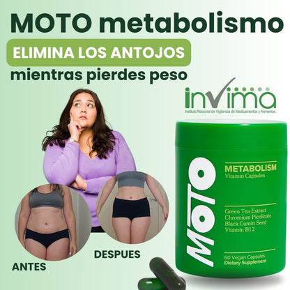 MOTO METABOLISMO – Baja de peso eliminando los antojitos