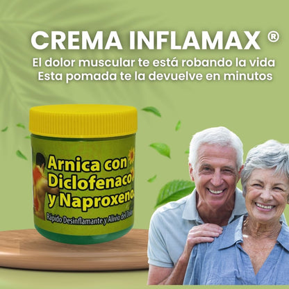 Crema Inflamax ® Elimina dolores musculares crónicos en minutos, no en semanas