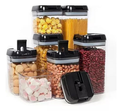 Frascos Hermeticos Para Alimentos 7 Piezas